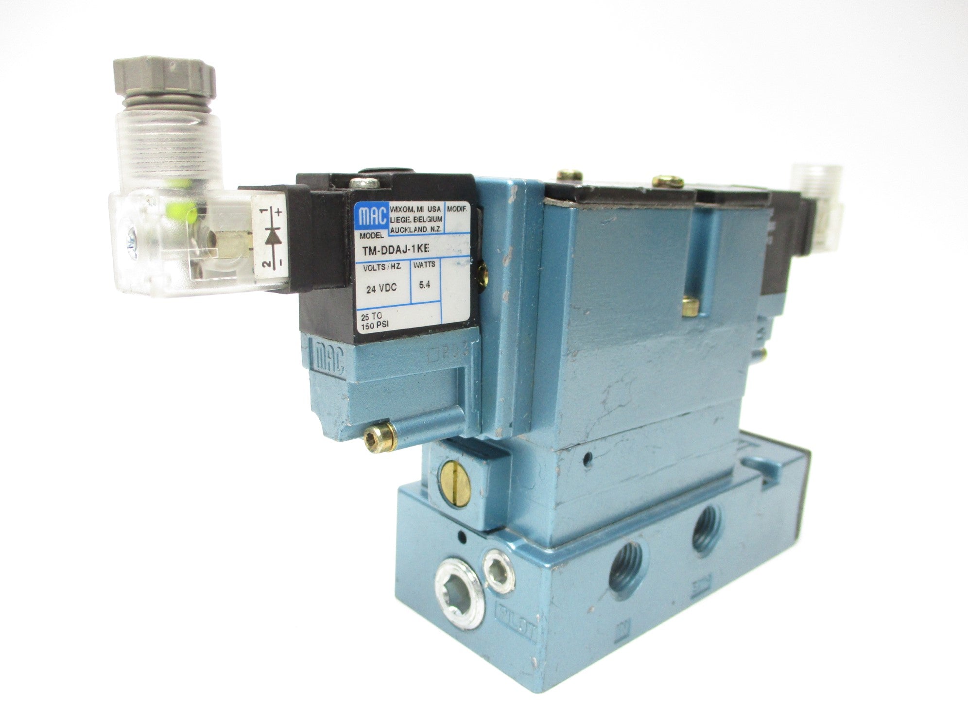 MAC 82A-BB-BAA-TM-DDAJ-1KE-9 24VDC 150PSI NSNP