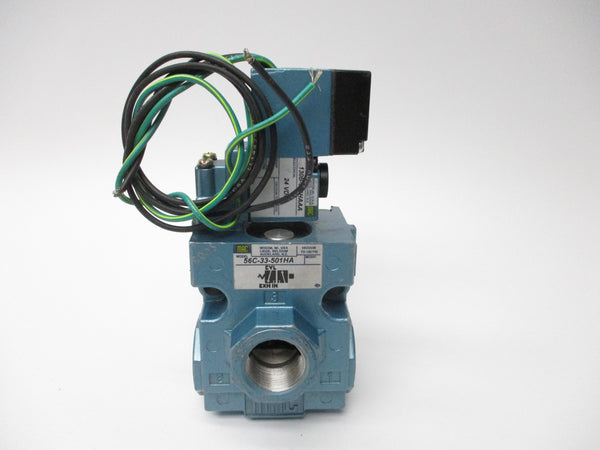 MAC 56C-33-501HA 24VDC 150PSI UNMP