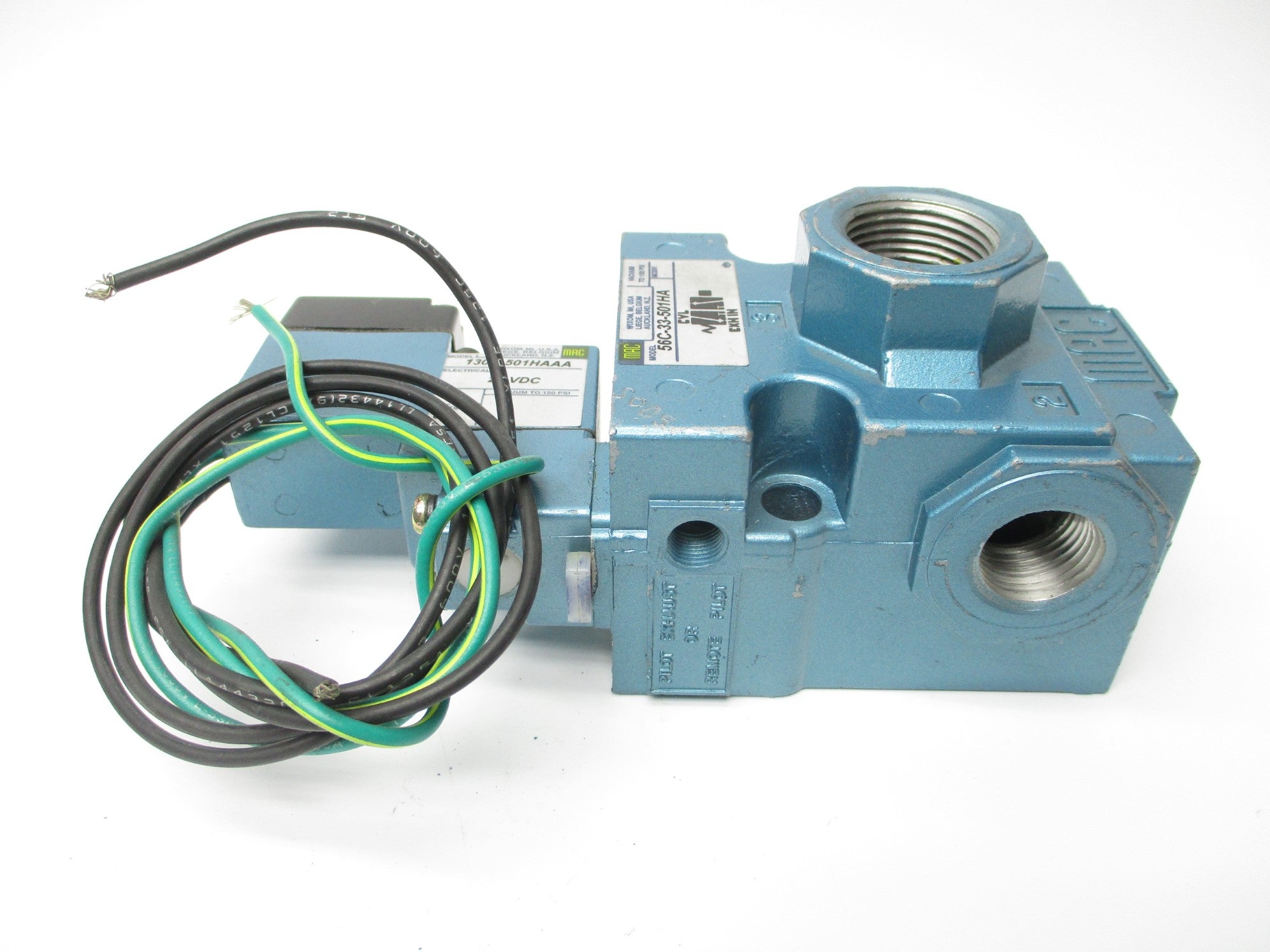 MAC 56C-33-501HA 24VDC 150PSI UNMP