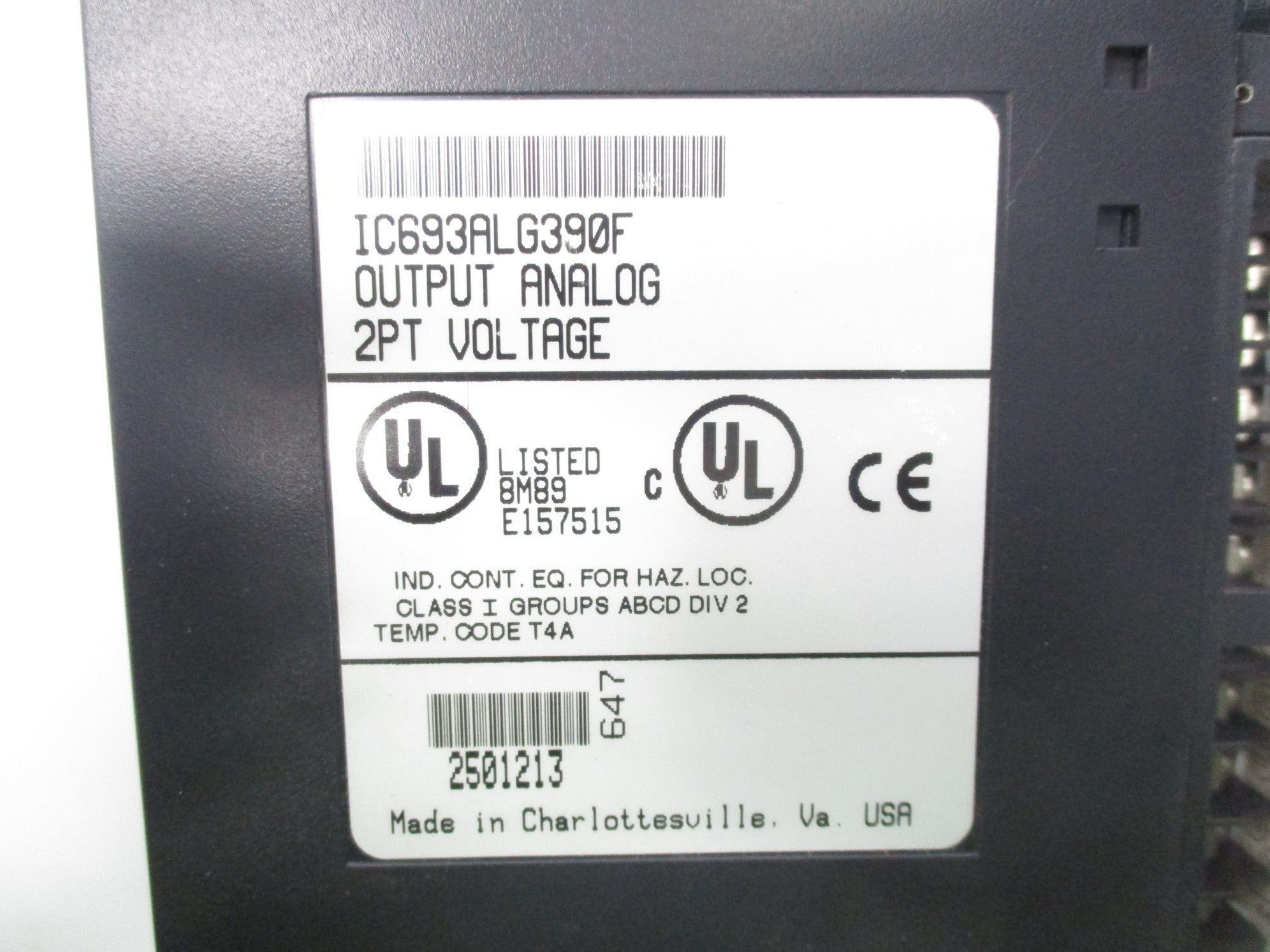 FANUC IC693ALG390F NSNP