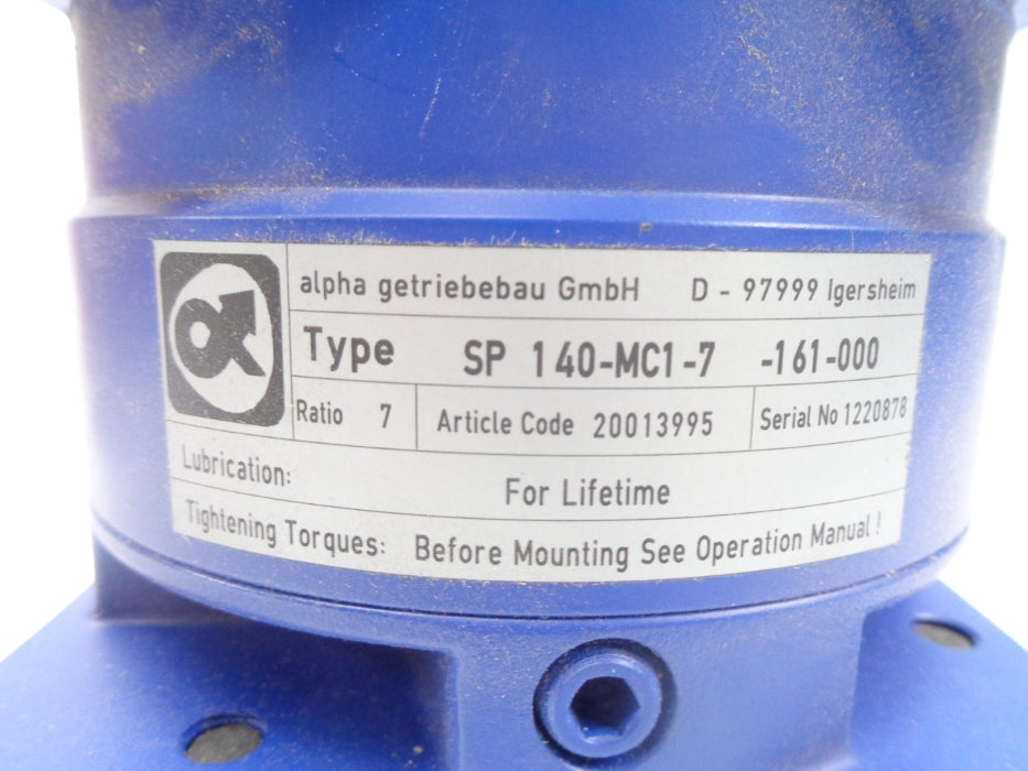 ALPHA SP140-MC1-7-161-000 NSMP