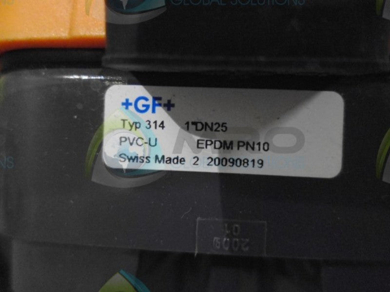 GEORG FISCHER +GF+ TYPE 314 1" DN 25 PN 10 PVC VALVE *NEW NO BOX*