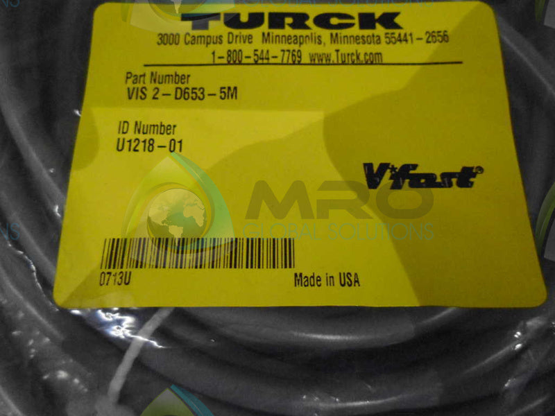 TURCK VIS2-D653-5M CABLE *NEW IN FACTORY BAG*