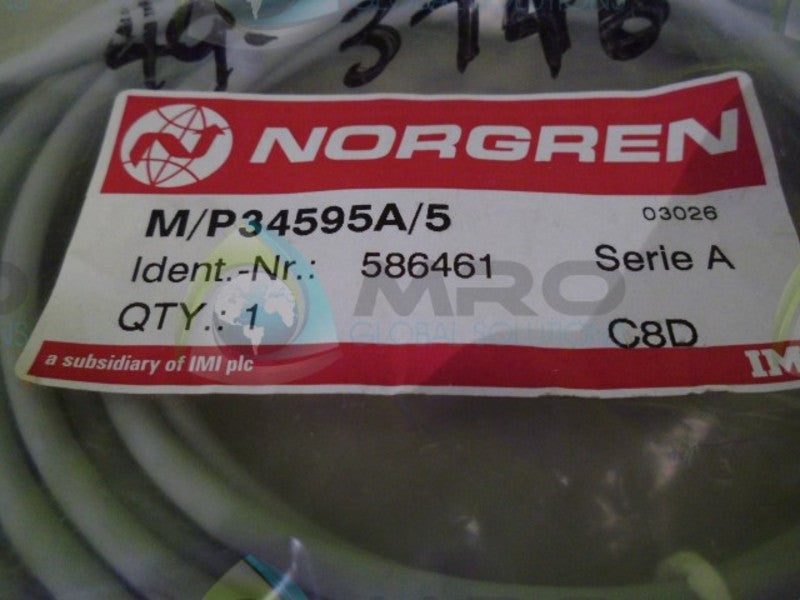NORGREN M/P34595A/5  QUICK CONNECT CABLE NSMP