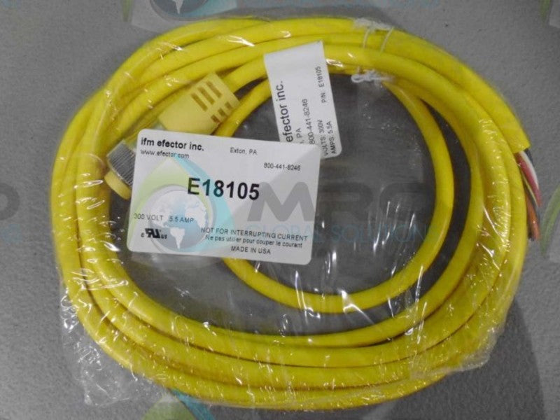 IFM EFECTOR E18105 FEMALE CONNECTOR *NEW IN FACTORY BAG*