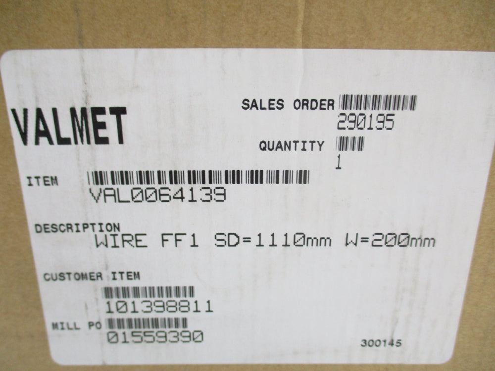 VALMET VAL0064139 1100MM 200MM NSMP