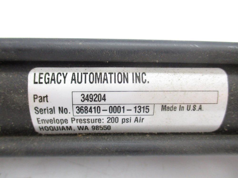 LEGACY AUTOMATION 349204 200PSI NSNP