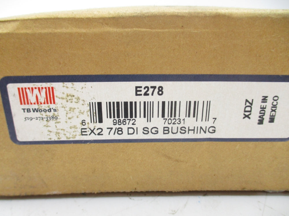 TB WOODS E278 2-7/8" NSFS