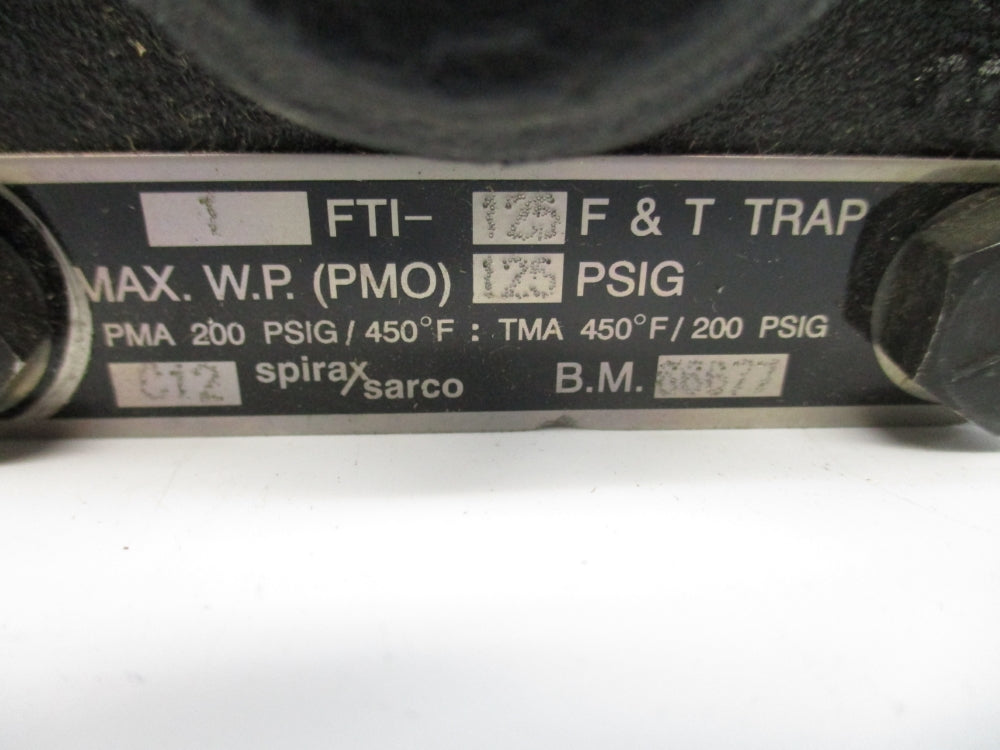 SPIRAX SARCO FTI125 125PSI NSNP