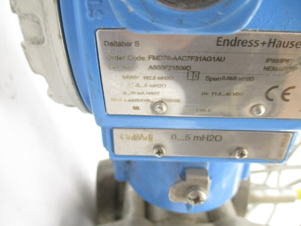 ENDRESS+HAUSER FMD78-AAC7F31AG1AU UNMP