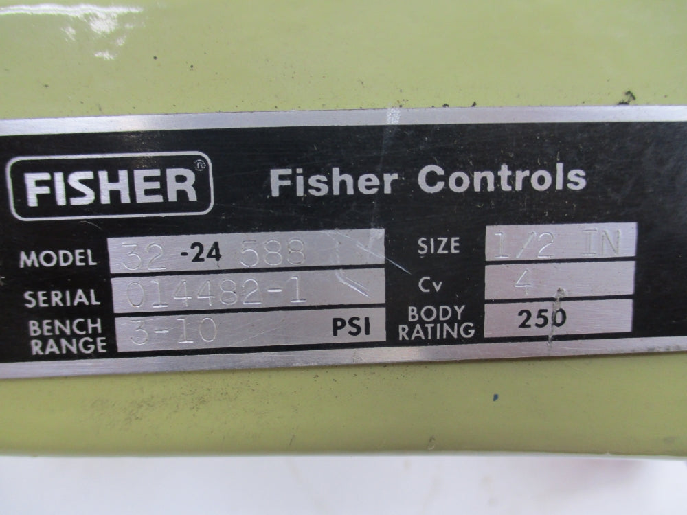 FISHER 32-24588 1/2" 3-10PSI UNMP