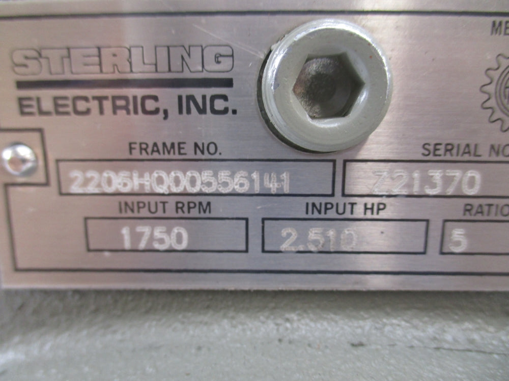 STERLING ELECTRIC 2206HQ00556141 NSMP