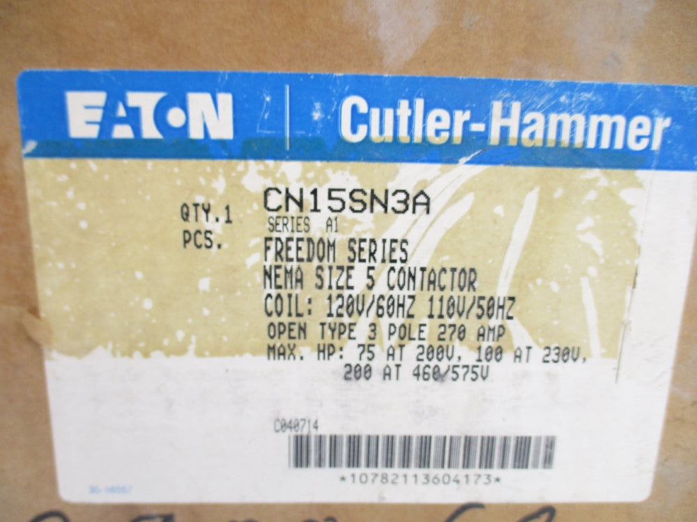 CUTLER HAMMER CN15SN3A SER. A1 (AS PICTURED) NSMP