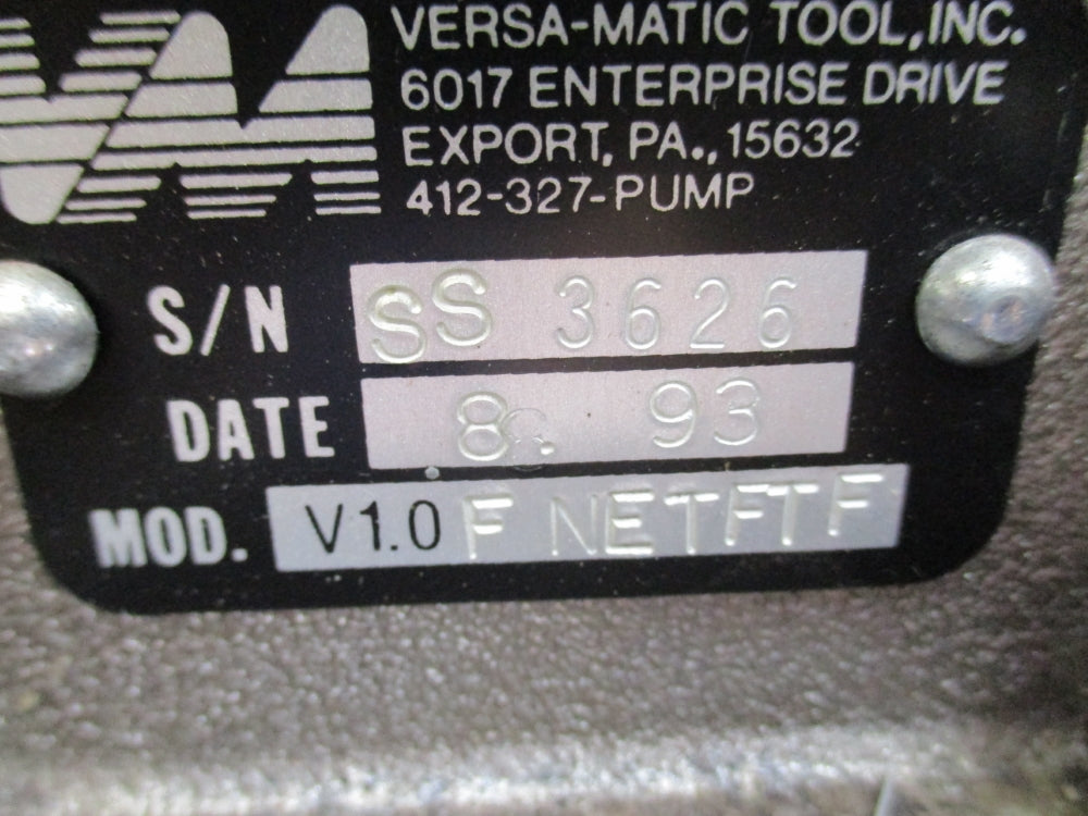 VERSA MATIC SV185 V1.0FNETFTF UNMP