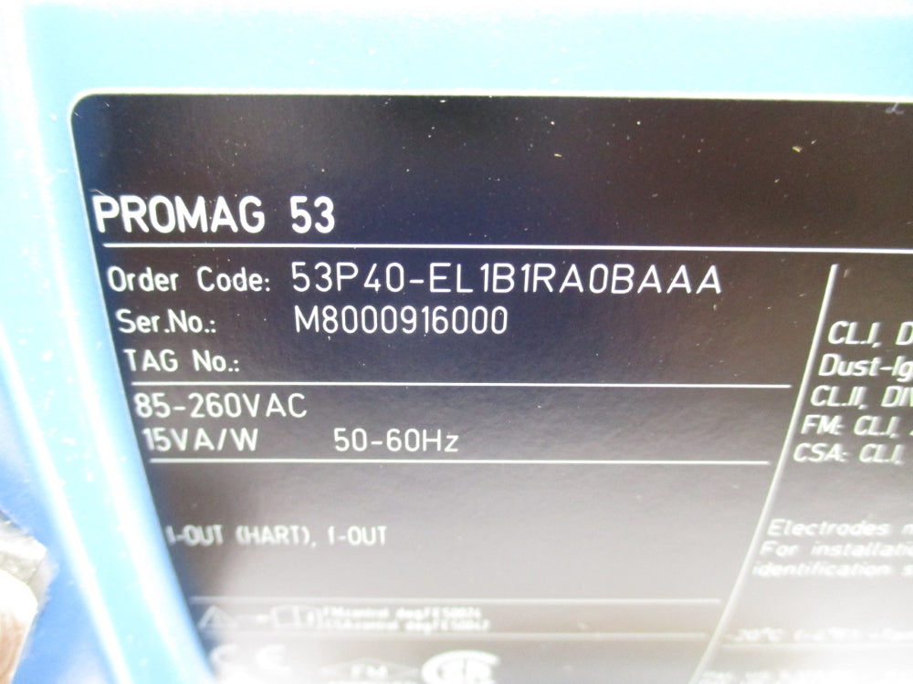 ENDRESS+HAUSER 53P40-EL1B1RA0BAAA 86-260VAC NSMP