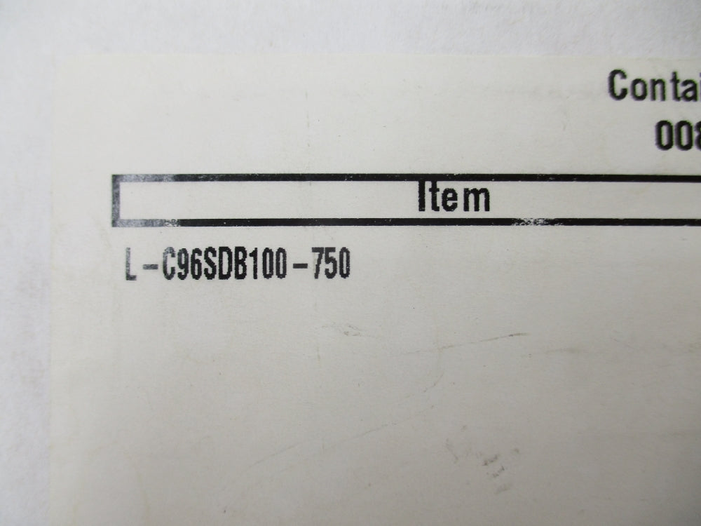 SMC L-C96SDB100-750 NSFS