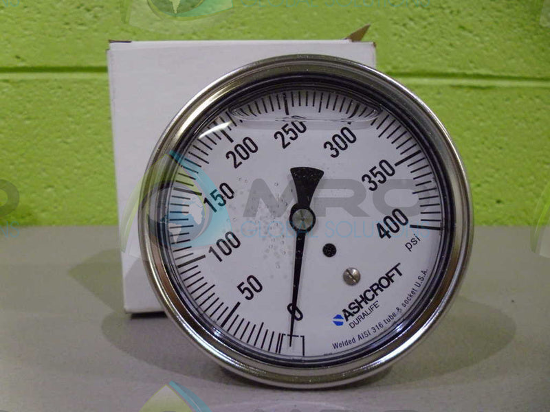 ASHCROFT 351009SWL02B-400# PRESSURE GAUGE 0-400 PSI *NEW IN BOX*