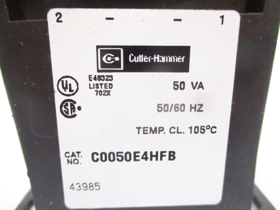 CUTLER HAMMER C0050E4HFB 400V NSMP