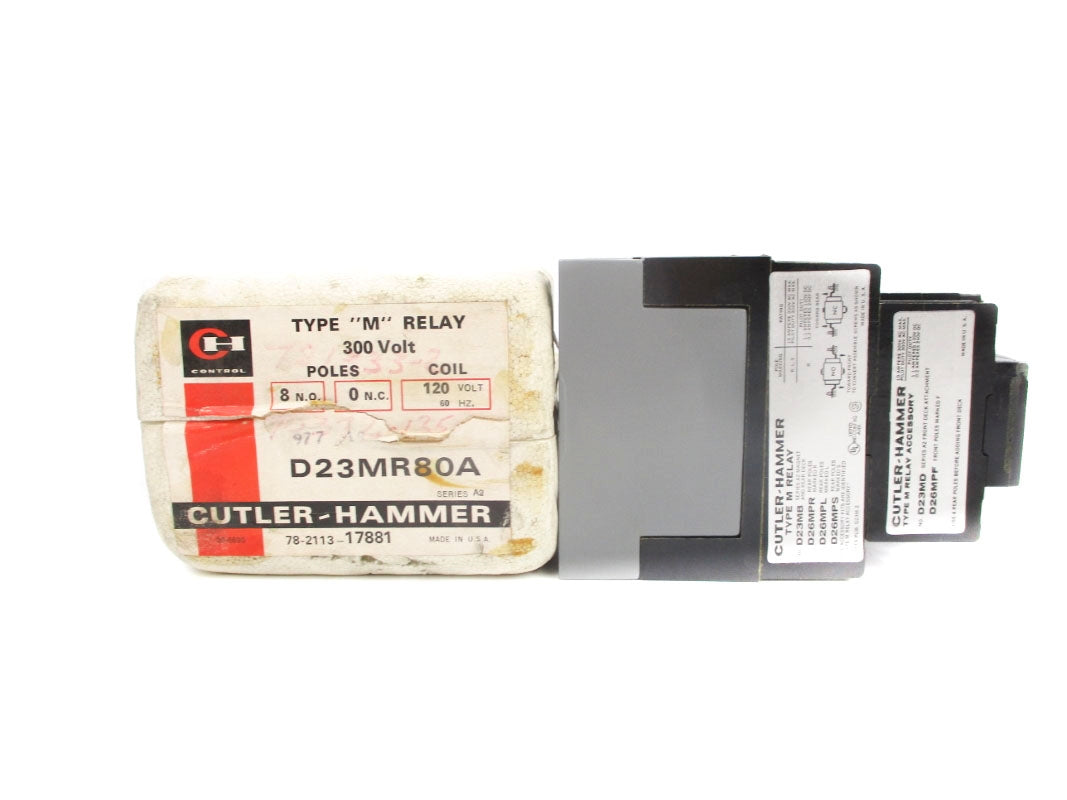 CUTLER HAMMER D23MR80A SER. A2 110/120V NSMP