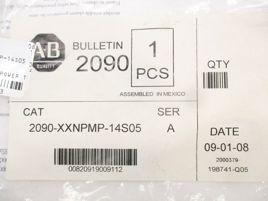 ALLEN BRADLEY 2090-XXNPMP-14S05 SER. A NSMP