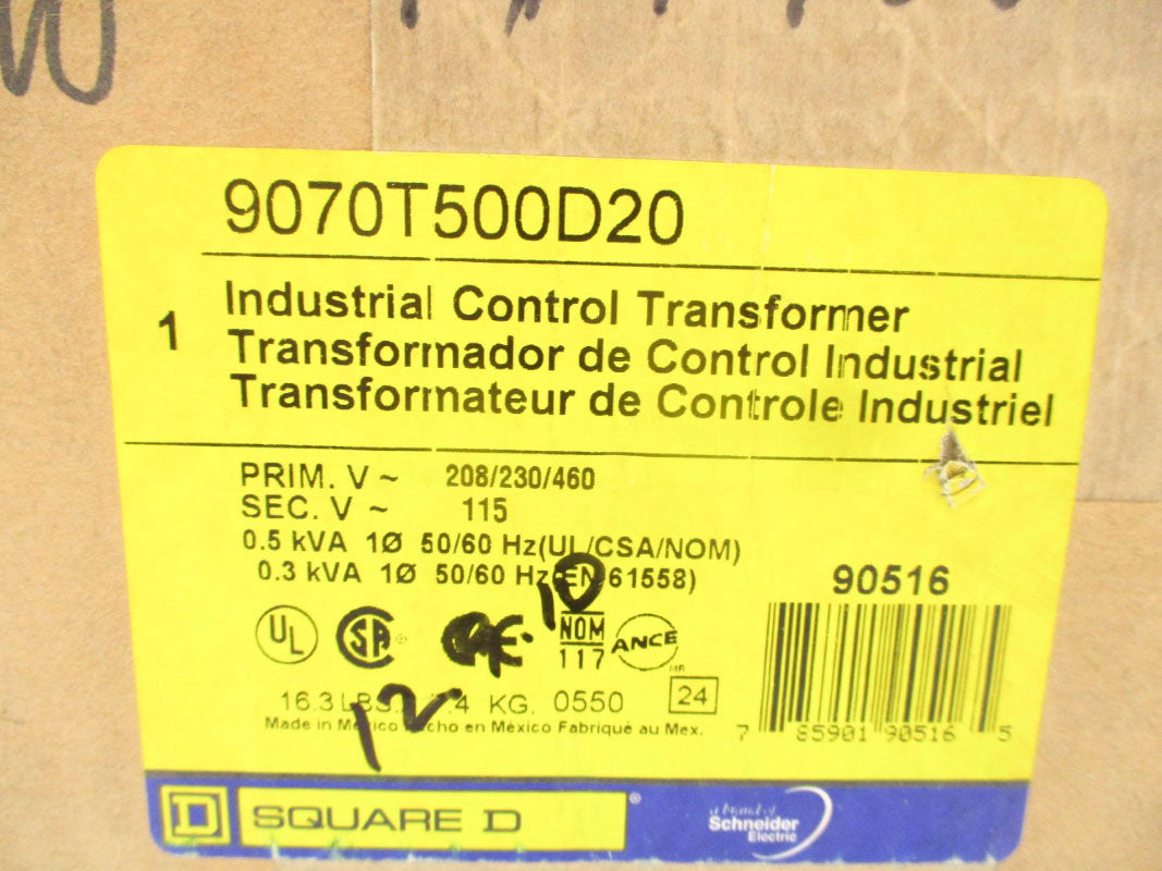 SQUARE D 9070T500D20 208/230/460V NSFS