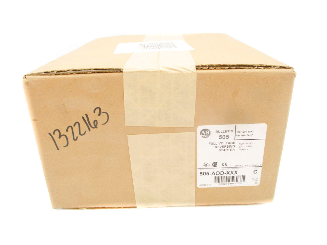 ALLEN BRADLEY 505-AOD-XXX SER. C 120V (BR/WH) NSFS