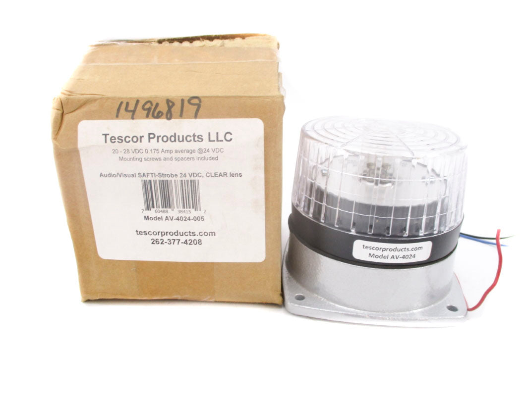 TESCOR PRODUCTS AV-4024-005 28VDC .175A NSMP