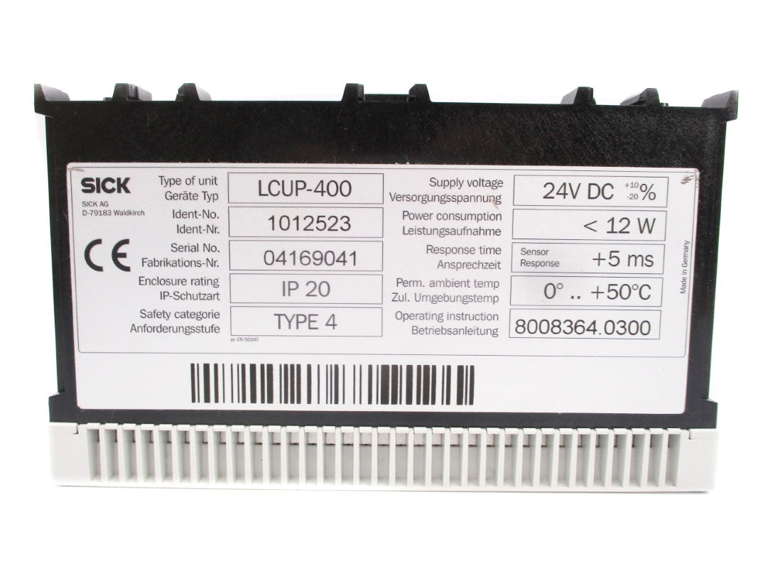 SICK LCUP-400 1012523 24VDC NSNP