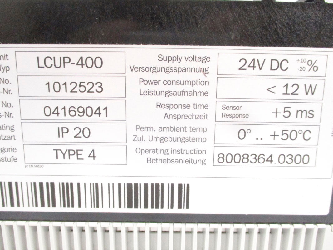 SICK LCUP-400 1012523 24VDC NSNP