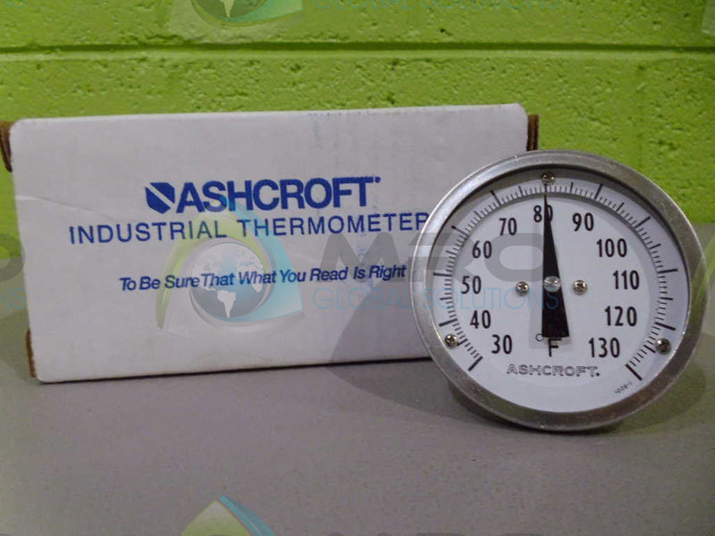 ASHCROFT 30EI60R025-30/130F BIMETAL THERMOMETER 2-1/2" STEM NSMP