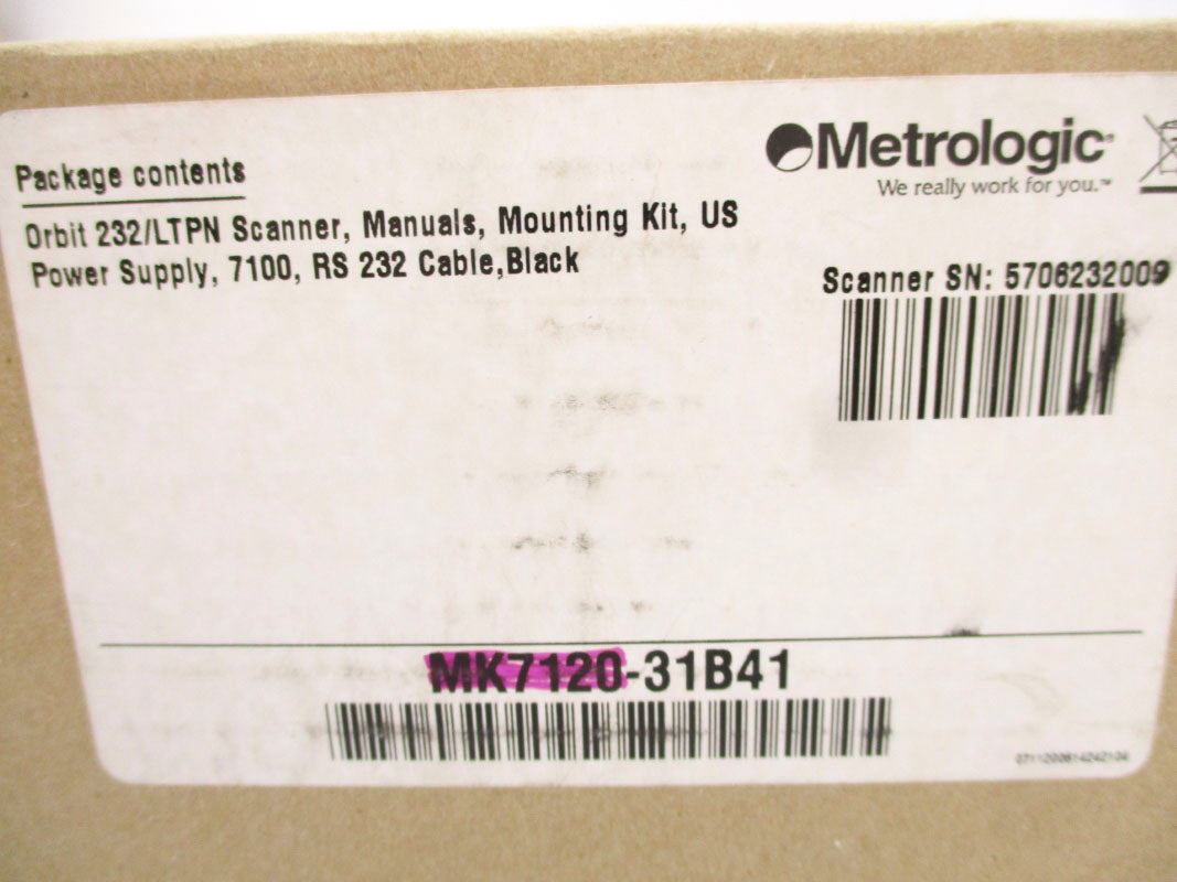 METROLOGIC MK7120-31B41 NSMP