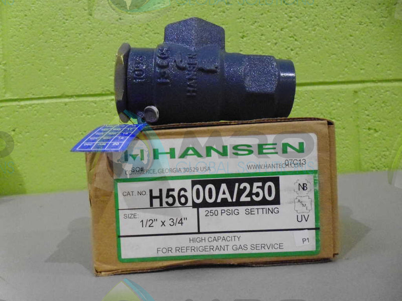 HANSEN  H5600A/250 VALVE *NEW IN BOX*