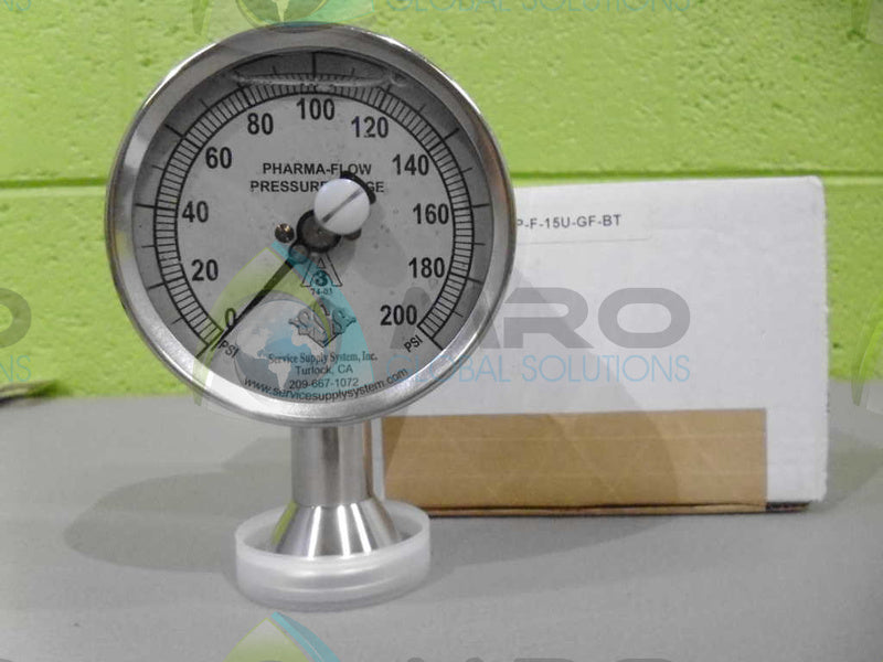 SERVICE SUPPLY 3P-F-15U-GFBTY GAUGE *NEW IN BOX*