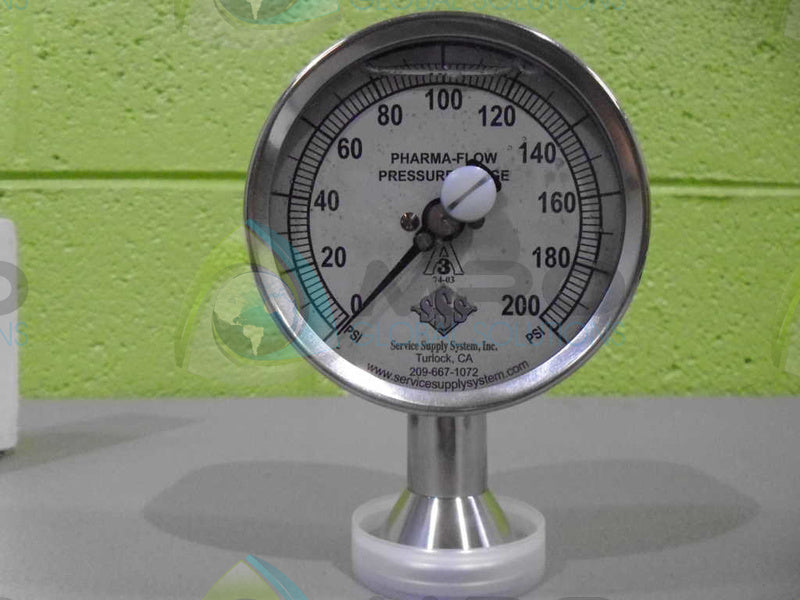 SERVICE SUPPLY 3P-F-15U-GFBTY GAUGE *NEW IN BOX*