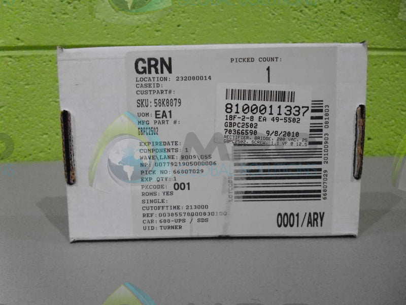 GRN GBPC2502 RECITIFIER *FACTORY SEALED*