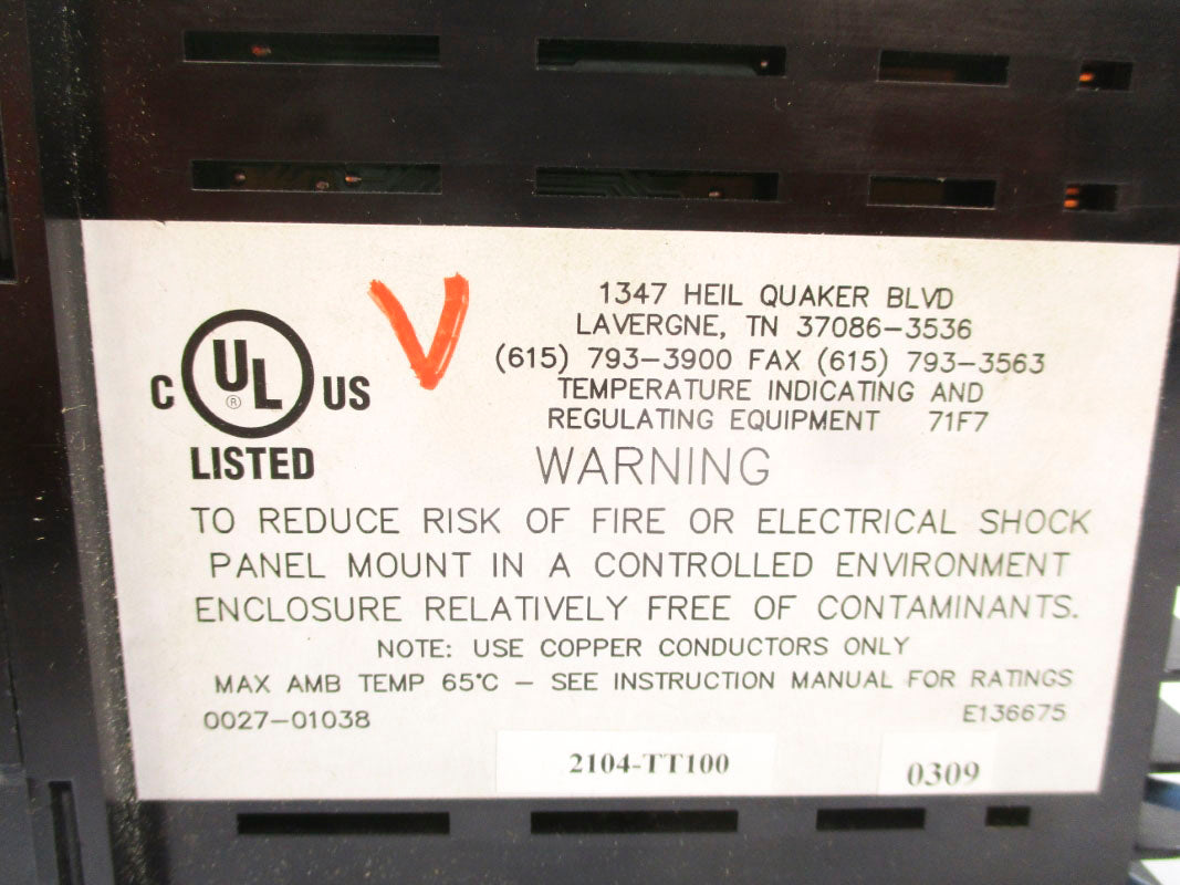 CHROMALOX 2104-TT101 24VDC NSNP