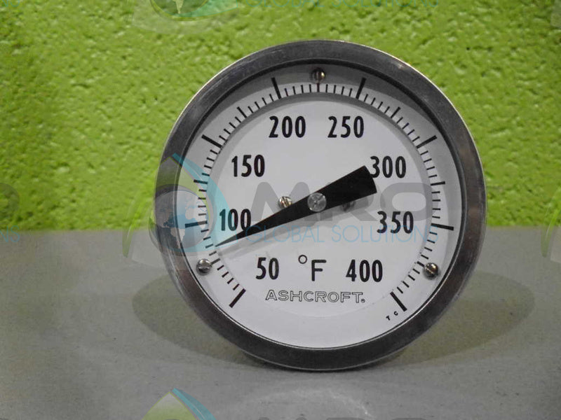 ASHCROFT J6 50-400 DEG GAUGE *NEW NO BOX*