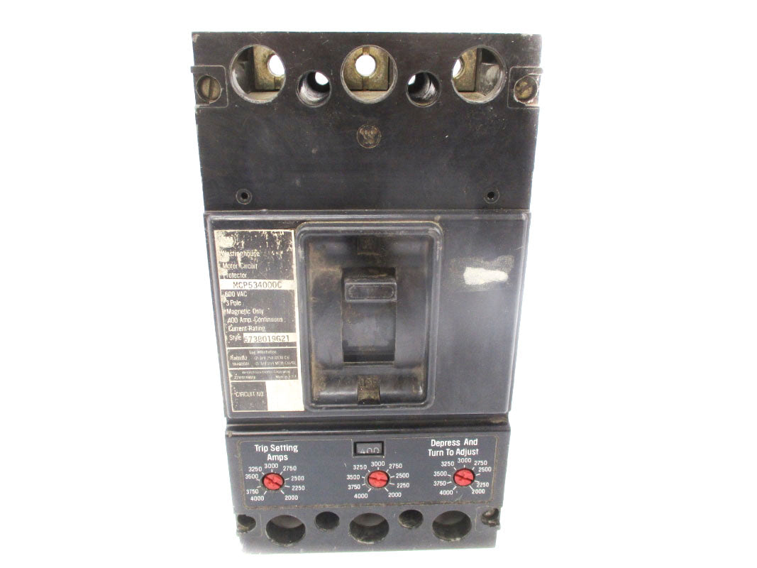 WESTINGHOUSE MCP534000C 673B019G21 600VAC 400A UNMP