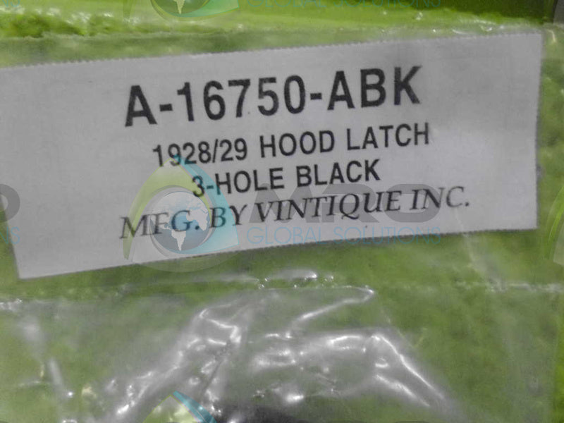 VINTIQUE A-16750-ABK HOOD LATCH *NEW IN FACTORY BAG*