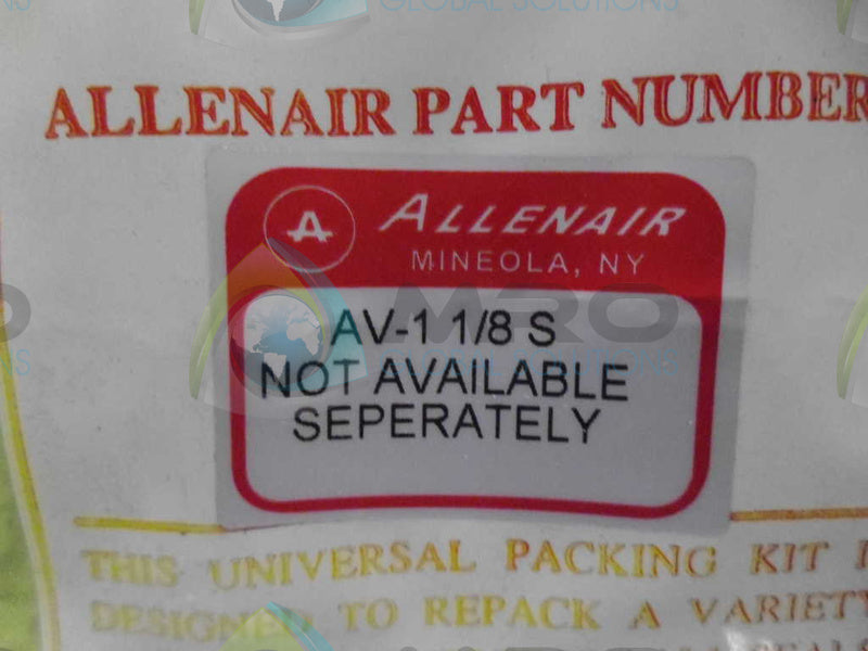 ALLENAIR AV1-1/8S PACKING KIT *NEW IN FACTORY BAG*