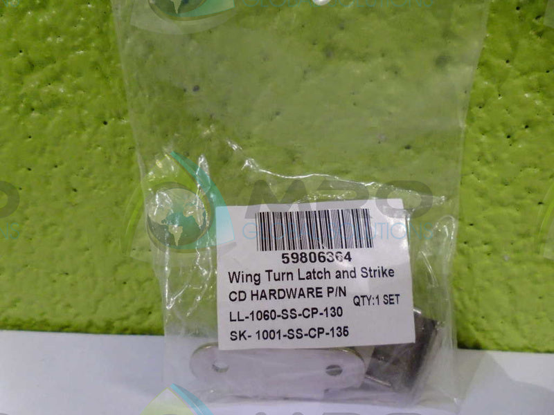 LL-1060-SS-CP-130 TURN LATCH *NEW IN FACTORY BAG*