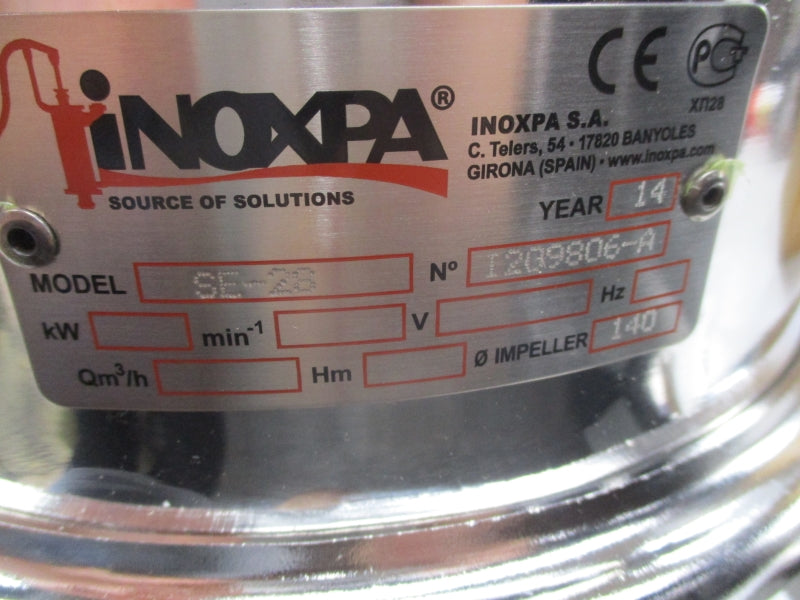 INOXPA SE-28 NSMP