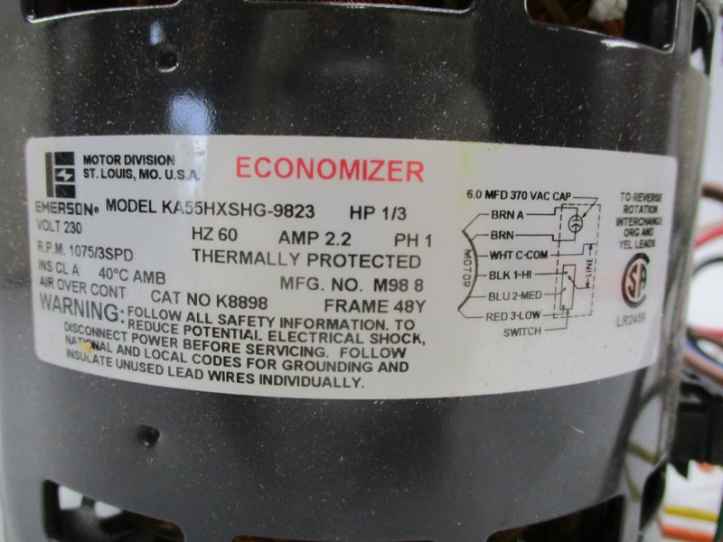EMERSON KA55HXSHG-9823 230V 2.2A NSMP