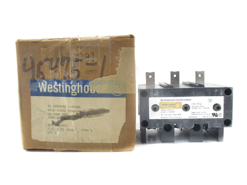 WESTINGHOUSE 69E3903 EL3003R 2607D43G07 (AS PICTURED) 600VAC 3A NSMP
