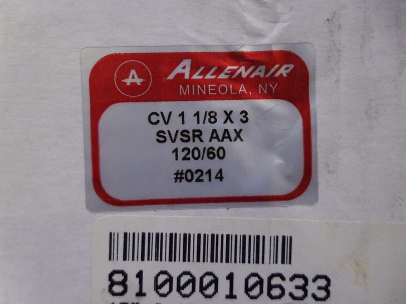 ALLENAIR CV-1-1/8X3-SVSR-AAX-120V CYLINDER NSFS