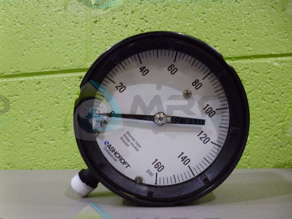 ASHCROFT 451279AS04L-160# PRESSURE GAUGE 0-160 PSI NSMP