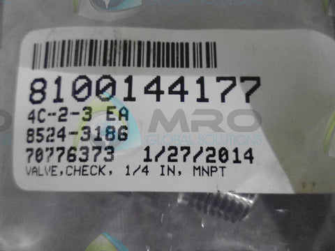 8524-3186 VALVE *NEW IN ORIGINAL PACKAGE*