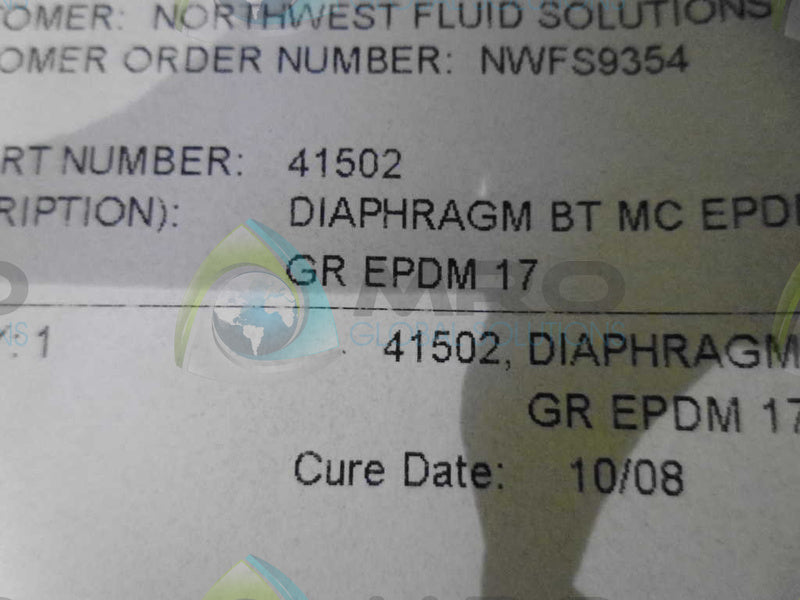 ITT 41502 GR EPDM 17 DIAPHRAGM NSMP