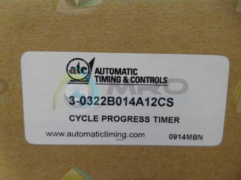 AUTOMATIC 3-0322B014A12CS PROGRESS TIMER *FACTORY SEALED*