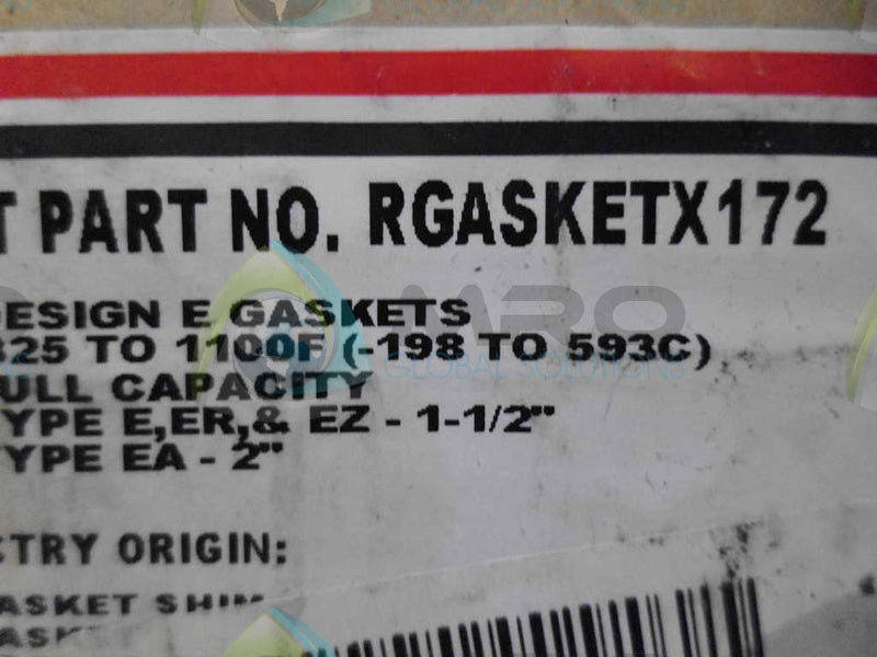 FISHER GASKETX172 *FACTORY SEALED*
